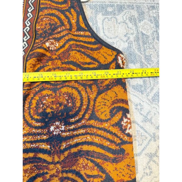 Peruvian Connection Long Sleeveless Duster Sweater XL Patterned Luxury Modern - Picture 6 of 7